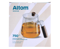 Altom Dzbanek szklany z zaparzaczem 750 ml drewniana rączka - 1611188 - zdjęcie 3